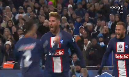 Ο παλιός καλός Ράμος: Ισοφάρισε για την Παρί στο «Βελοντρόμ» με άπιαστη κεφαλιά