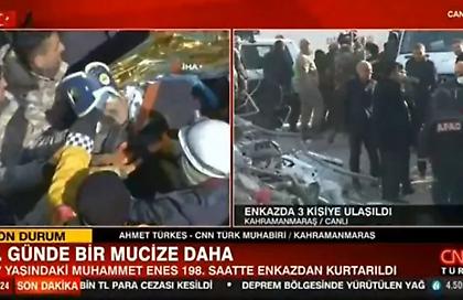 Σεισμός στην Τουρκία: Ανέσυραν δυο ζωντανούς έπειτα από 198 ώρες στα συντρίμμια