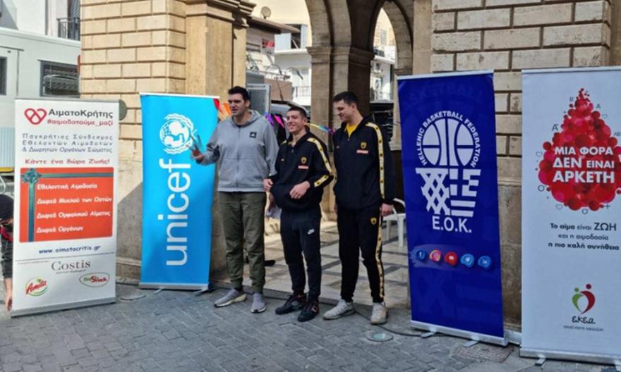 Εθελοντική αιμοδοσία στο περιθώριο του Final 8