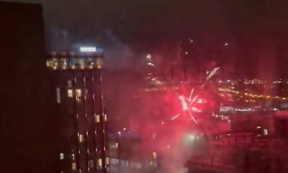 Χαμός από πυροτεχνήματα τα ξημερώματα στο ξενοδοχείο της Ρεάλ στο Λίβερπουλ