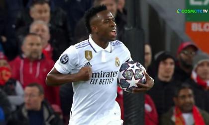 Μείωσε με εκπληκτικό γκολ του Βινίσιους η Ρεάλ Μαδρίτης!