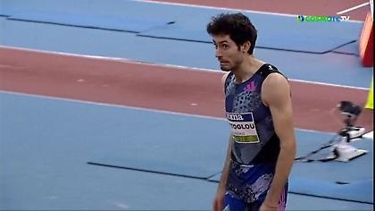 Η επική αντίδραση του Τεντόγλου, όταν έκανε 8,15 στη Μαδρίτη