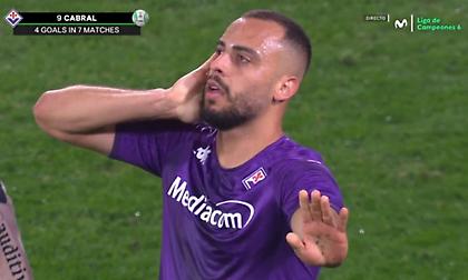 Ο Καμπράλ... γλέντησε το VAR μετά το γκολ του στην Μπράγκα!