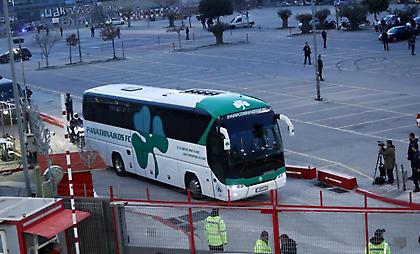 Έφτασε χωρίς προβλήματα στο «Γ. Καραϊσκάκης» ο Παναθηναϊκός