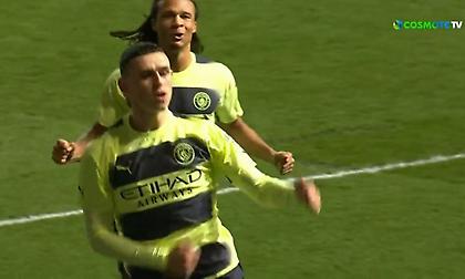 Μαχρέζ, Ντε Μπρόινε και Φόντεν διέλυσαν την άμυνα της Μπρίστολ για το προβάδισμα της Μάντσεστερ Σίτι