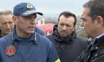 Στα Τέμπη ο Αλέξης Τσίπρας: «Δεν είναι ώρα απόδοσης ευθυνών»