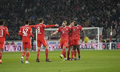 Πέρασε άνετα από την Στουτγκάρδη και συνεχίζει τη μάχη για τον τίτλο η Μπάγερν Μονάχου