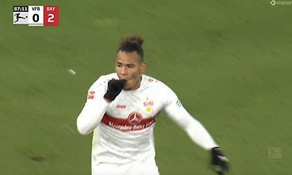 Σκόραρε με άπιαστη κεφαλιά κόντρα στην Μπάγερν και άνοιξε λογαριασμό με την Στουτγκάρδη ο Περέα