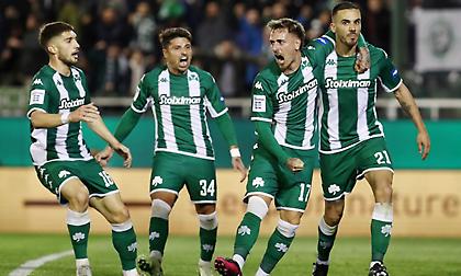 Καταιγιστικός Παναθηναϊκός, νίκησε… μόνο 2-0 τον Παναιτωλικό και πέρασε πάλι πρώτος!