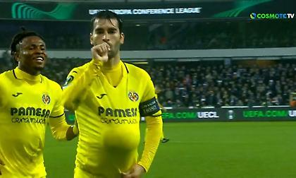 Ο Τριγκέιρος έδωσε προβάδισμα στη Βιγιαρεάλ παγώνοντας τις Βρυξέλλες