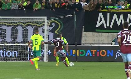 Γκολ με τρομερό πλασέ ο Αντόνιο στο ΑΕΚ Λάρνακας-Γουέστ Χαμ