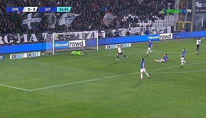 Η Σπέτσια σκόραρε στην πρώτη της τελική κόντρα στην Ίντερ με πλασεδάρα του Μαντσίνι!