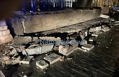 Η Κακοκαιρία «χτύπησε» την Ναύπακτο τα ξημερώματα