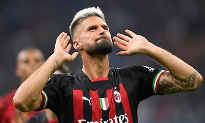 Έβαλε στα δίχτυα τη Σαλερνιτάνα και έδωσε προβάδισμα στη Μίλαν ο Ζιρού