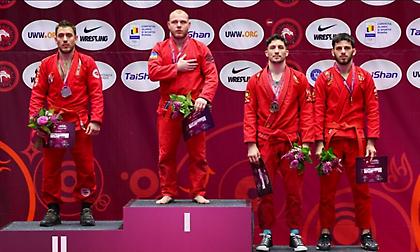 Ασημένιο μετάλλιο στο Ευρωπαϊκό πάλης ο Πολύδωρος