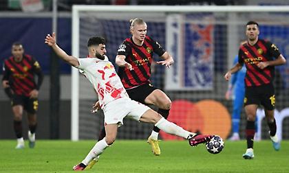 Οι ενδεκάδες στο Μάντσεστερ Σίτι-Λειψία