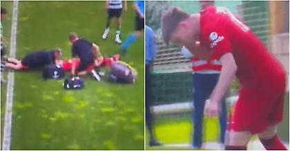 Σοκ σε αγώνα Υouth League: Παίκτης της Λίβερπουλ λιποθύμησε μετά από σύγκρουση με αντίπαλο