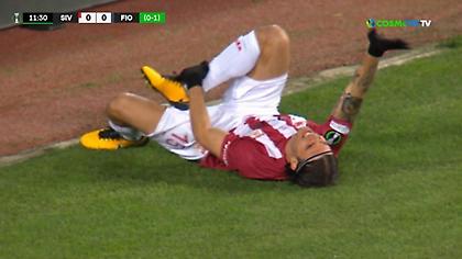 Άτυχος ο Χαρίσης: Πάτησε άσχημα και αποχώρησε σφαδάζοντας στο 15'