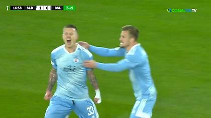 Σούπερ Σλόβαν με δύο γκολ μέσα σε επτά λεπτά ενάντια στη Βασιλεία