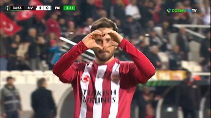 Τρομερή γκολάρα από τον... Ερντογάν για τη Σίβασπορ κόντρα στη Φιορεντίνα!