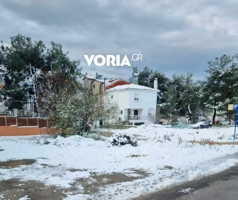 Καιρός: Χιόνια σε Θεσσαλονίκη, Χαλκιδική, Καρδίτσα, Τρίκαλα