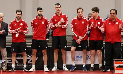 Με πρωτιά στον όμιλο πέρασε στα ημιτελικά του Europe Trophy πινγκ πονγκ ανδρών ο Ολυμπιακός