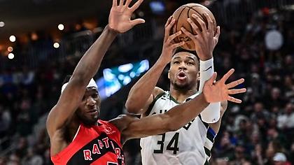 Η μοναδική εμφάνιση του Γιάννη με τους Ράπτορς