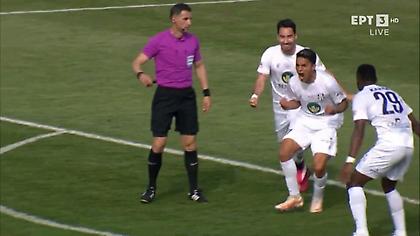 Τρομερό σόλο και γκολάρα του Κουάδρα για το 1-2 του Απόλλωνα Σμύρνης!