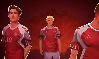 Με φοβερό animation και αναφορές στον άθλο του 1992 το σποτ για τη νέα φανέλα της Δανίας