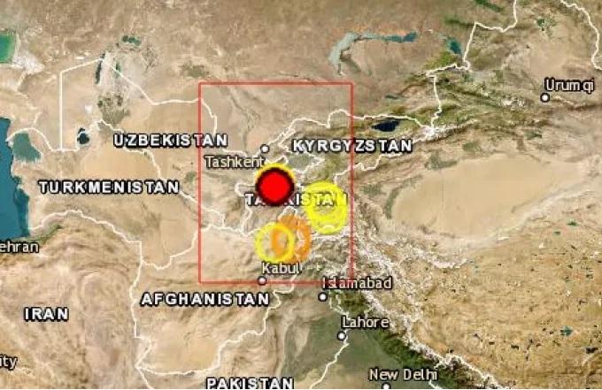 Σεισμός 5,8 Ρίχτερ ταρακούνησε το Τατζικιστάν