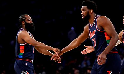 Ανησυχία στους Σίξερς για Εμπίντ και Χάρντεν