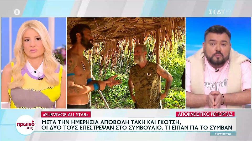 Survivor: Ημερήσια αποβολή σε Γκότση και Τάκη-Σύντομα η μίξη των ομάδων