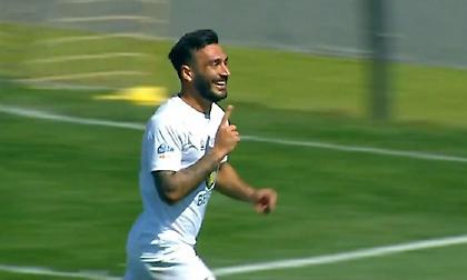 Ο Μωραΐτης άνοιξε το σκορ για τον Απόλλωνα απέναντι στην ΑΕΚ Β'