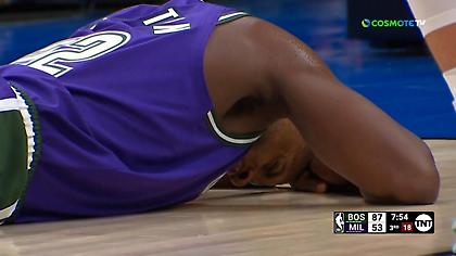 Ο Μπράουν έβγαλε… νοκ άουτ με αγκωνιά τον Μίντλετον, μάτωσε στο παρκέ