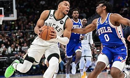 Αγκαλιά με την πρώτη θέση οι Μπακς, νίκησαν τους Σίξερς με φοβερό Αντετοκούνμπο