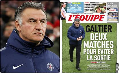 Παρί: Κρίνεται το μέλλον Γκαλτιέ στα δύο προσεχή ματς