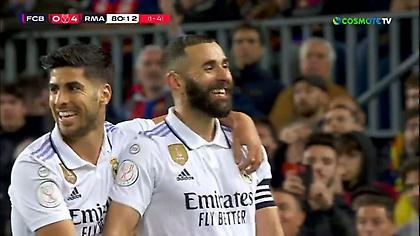 «Άρρωστη» ασίστ Βινίσιους, χατ-τρικ Μπενζεμά και ο διασυρμός της Μπαρτσελόνα από τη Ρεάλ συνεχίζεται