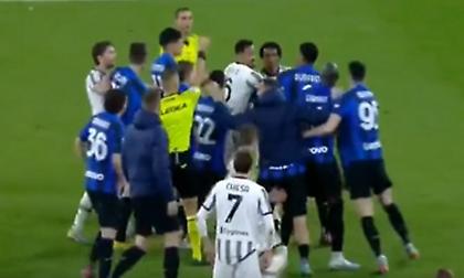 Γενικευμένη σύρραξη και τρεις αποβολές στο φινάλε του Γιουβέντους-Ίντερ!