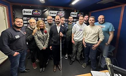 Γαβαλάς στον bwinΣΠΟΡ FM: «Με ακουστική περιγραφή και το Ευρωπαϊκό Σούπερ Καπ στο Καραϊσκάκη»