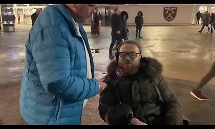 Οπαδός Γουέστ Χαμ μετά την ήττα: «Μου δίνουν ελπίδα ότι μπορώ να παίξω ποδόσφαιρο»