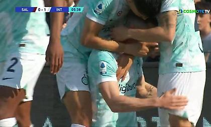 Άνοιξε το σκορ στο Σαλέρνο με υπέροχο πλασέ στην κίνηση του Γκόσενς η Ίντερ!