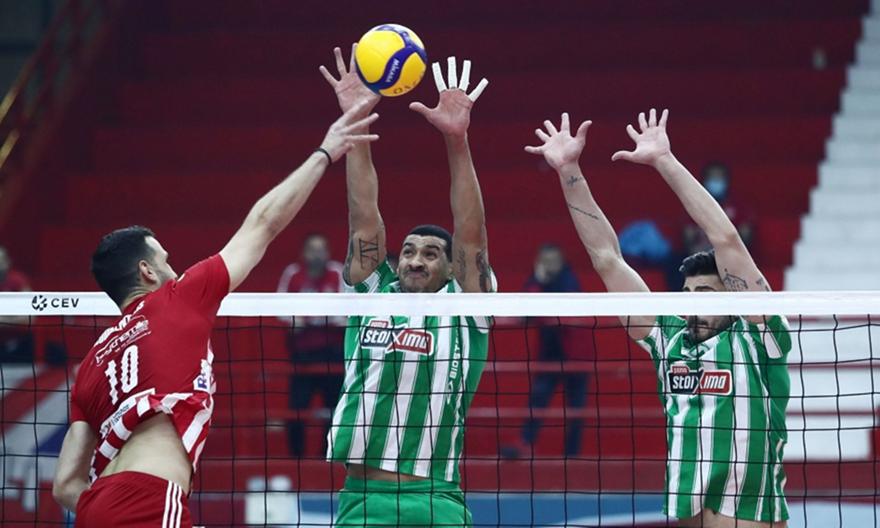 Ολυμπιακός-Παναθηναϊκός 2-2 (5ο σετ)