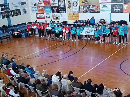 Η τελετή έναρξης και οι βραβεύσεις στην πρώτη μέρα του Πανελληνίου πρωταθλήματος εφήβων-νεανίδων