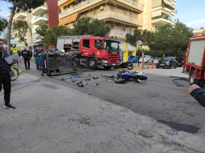 Άλιμος: Φρικτό τροχαίο δυστύχημα