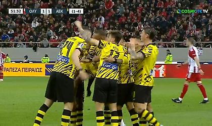 Τρίτη και φαρμακερή έστω και με... κόντρα για τον Λιβάι, ισοφάρισε για την ΑΕΚ στο «Γ. Καραϊσκάκης»