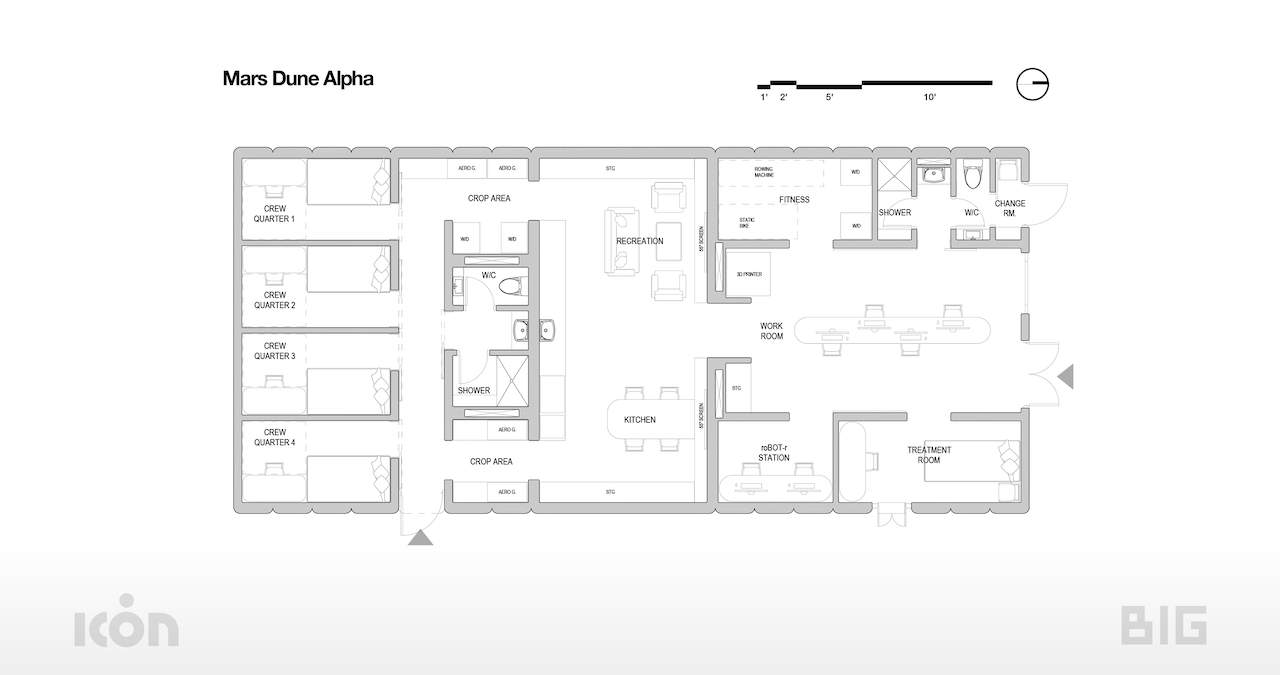 Έτσι θα είναι η διαμονή στον Άρη