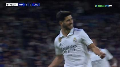 Αέρας... 2-0 για τη Ρεάλ με πλασεδάρα Ασένσιο