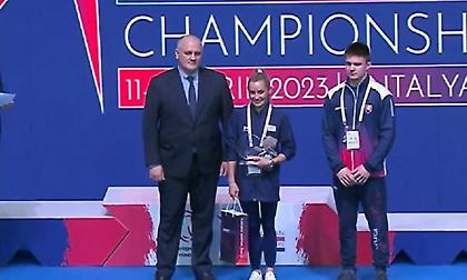 Βραβεύτηκε ως αθλήτρια-σύμβολο του ευρωπαϊκού πρωταθλήματος ενόργανης η Μιλλούση