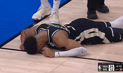 Τραυματίστηκε και εγκατέλειψε ο Γιάννης Αντετοκούνμπο