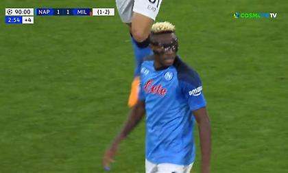 Το γκολ της ισοφάρισης του Οσιμέν στο 90+3'